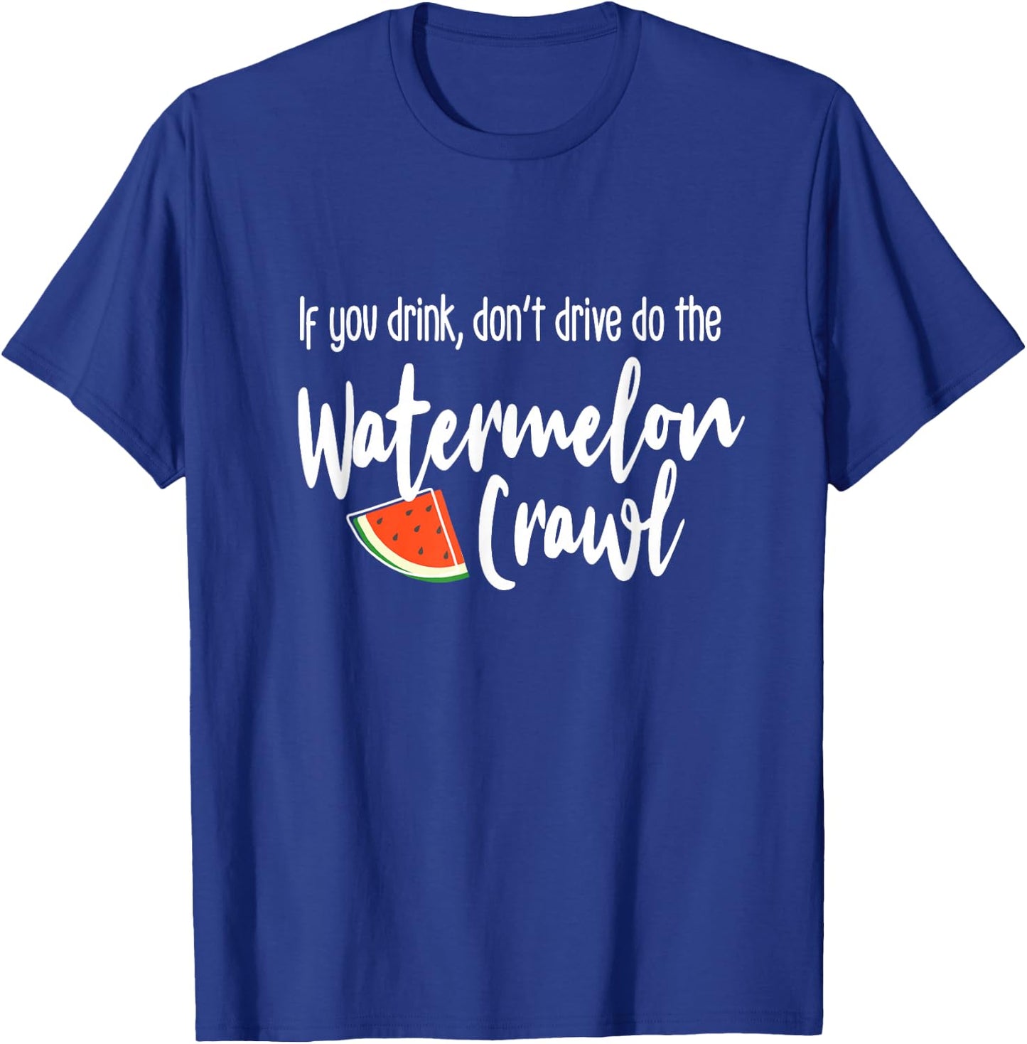 Watermelon Crawl T-Shirt - T-Shirt | Royal