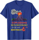 Volcanologist Geologist Volcano Lover 6th Volcano Birthday T-Shirt - T-Shirt | Royal
