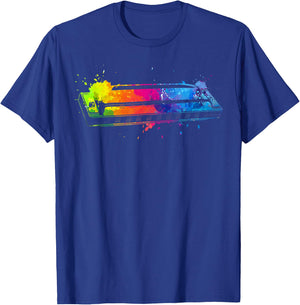 Harmonica Art Women Kids Orchestra Harmonica Player T-Shirt - T-Shirt | Royal