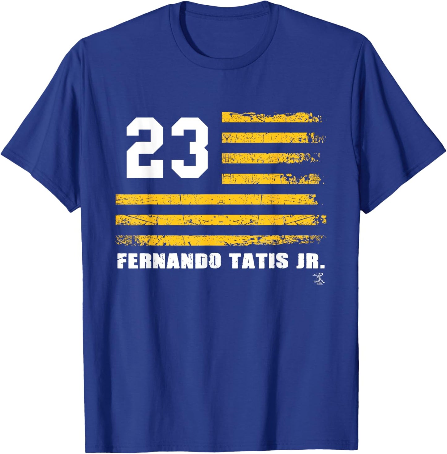 Fernando Tatis Jr Vintage Flag Gameday T-Shirt - T-Shirt | Royal