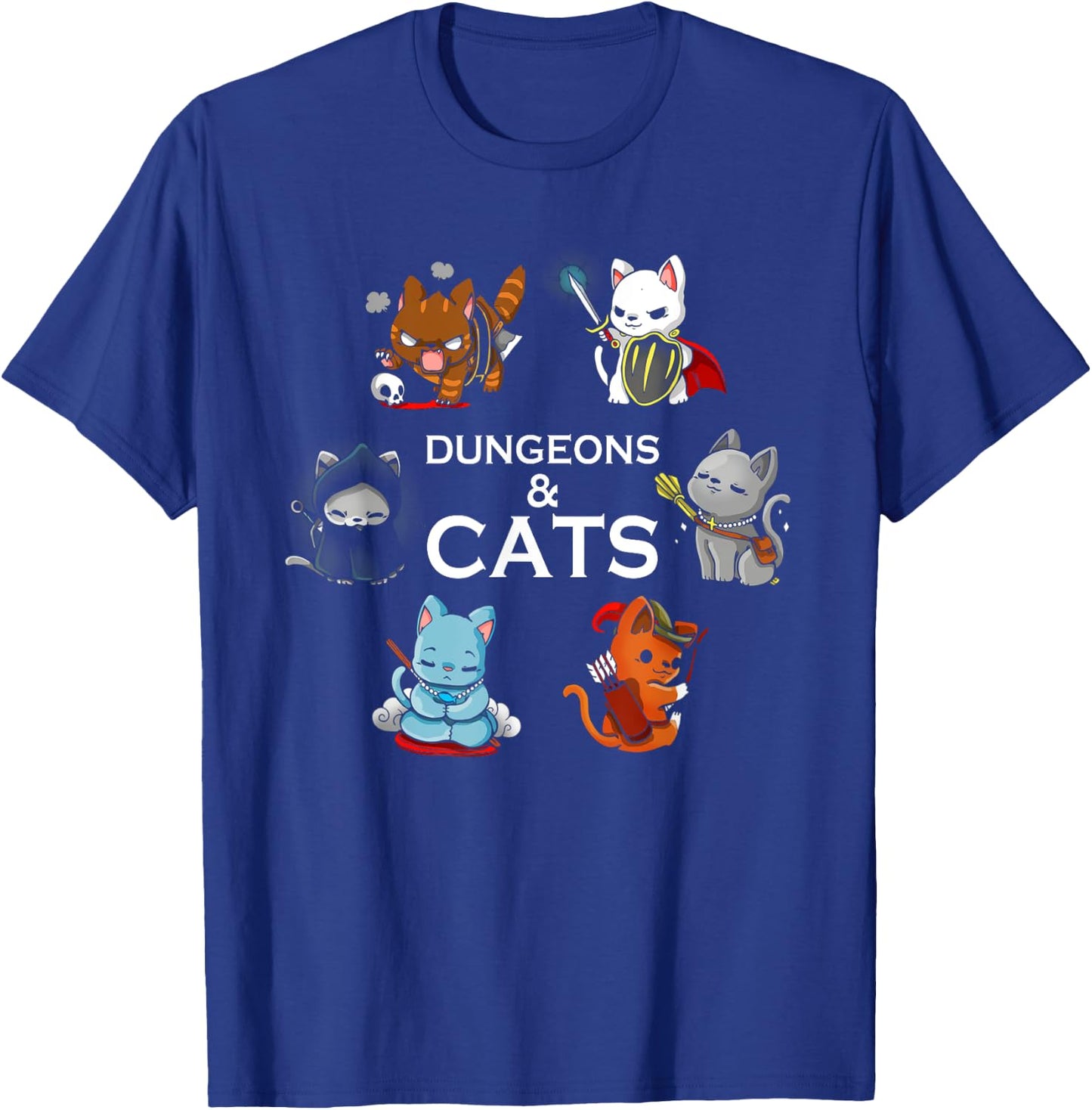Classic Art Love Cat Cute Kitten Halloween Costume Dragons Women Kids T-Shirt - T-Shirt | Royal