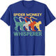 Spider Monkey Retro Vintage T-Shirt - T-Shirt | Royal