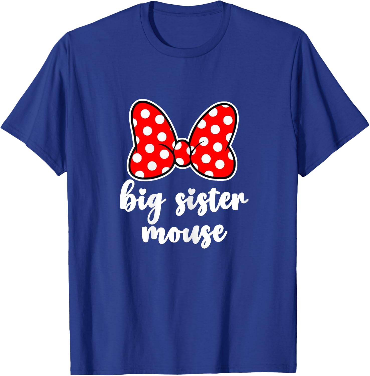 Kids Big Sister Mouse Bow Family Vacation - Youth, Toddler T-Shirt - T-Shirt | Royal