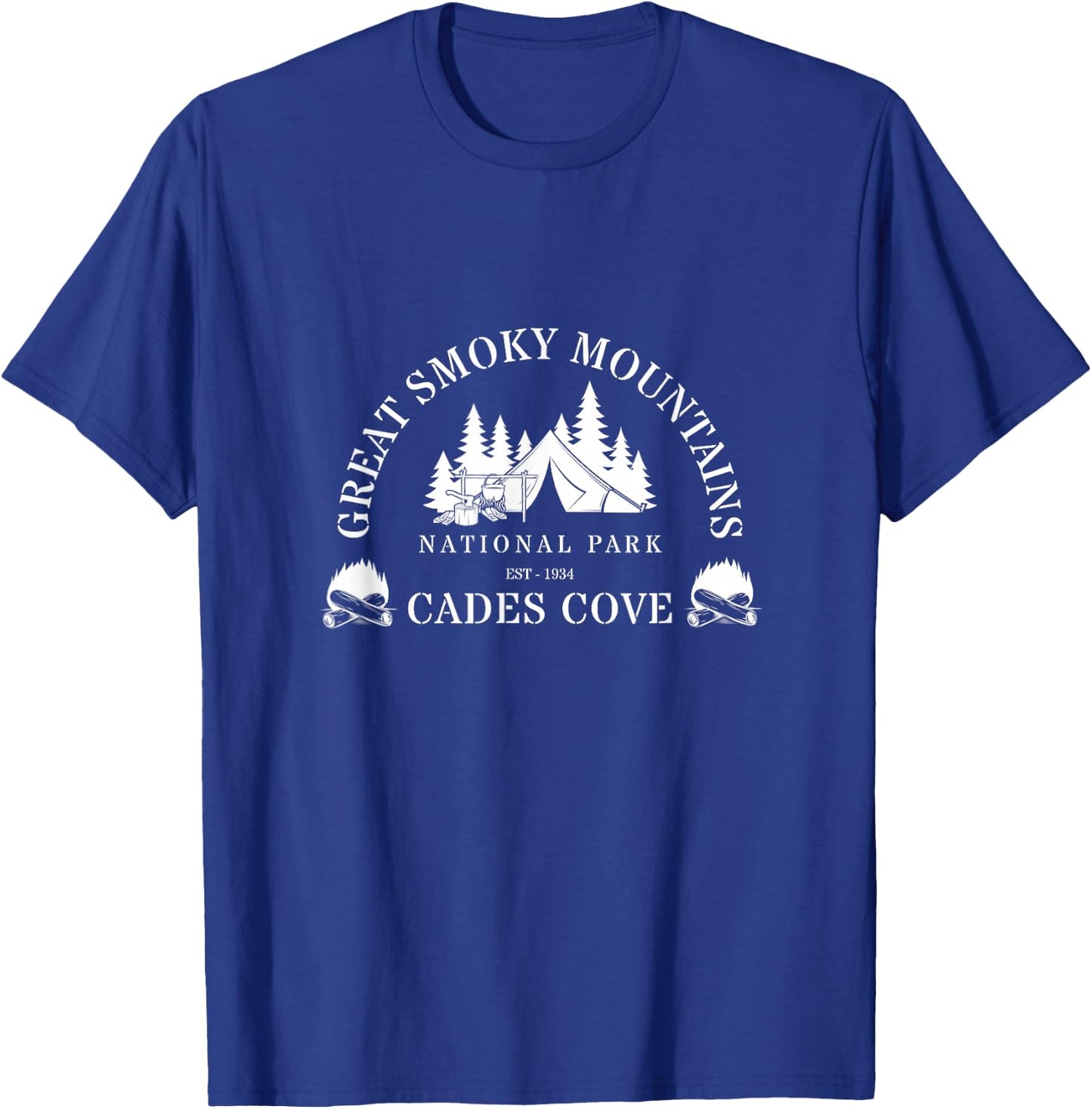 Great Smoky Mountains Cades Cove T-Shirt - T-Shirt | Royal