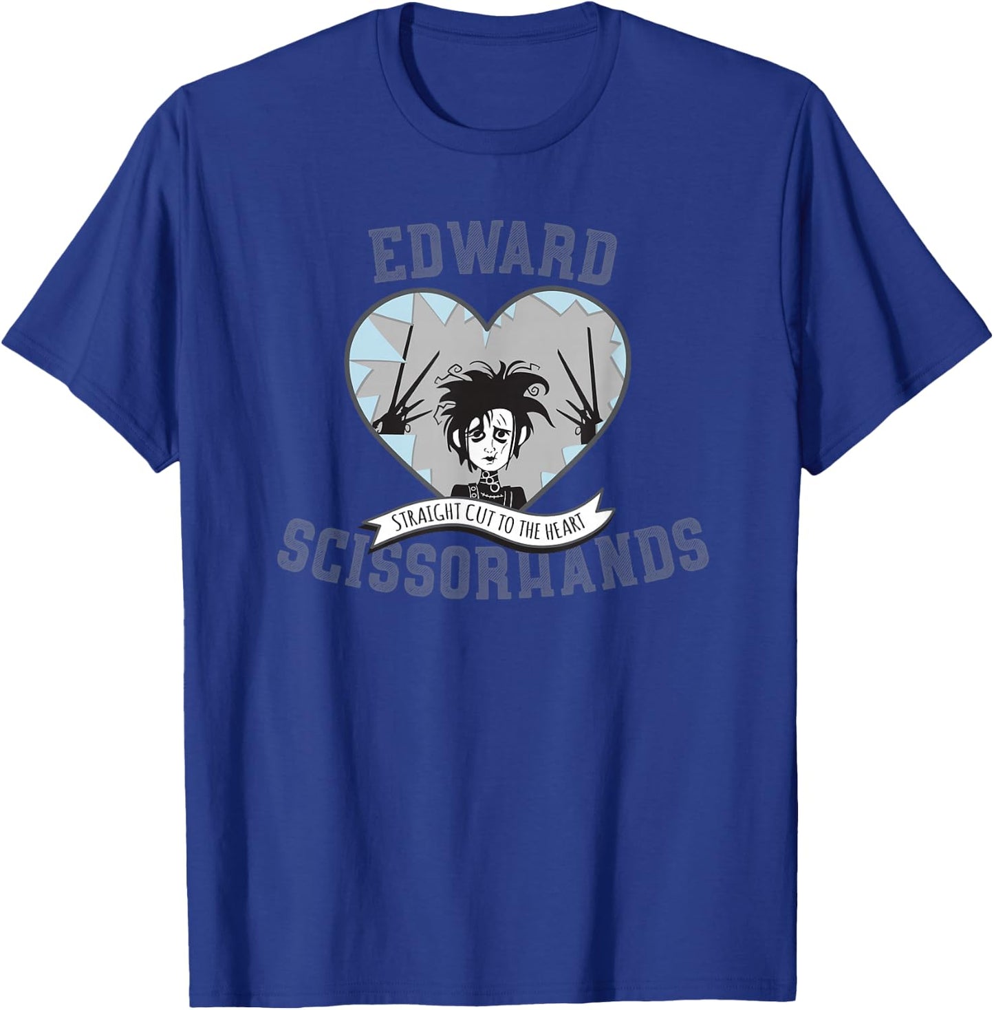 Tim Burton's Edward Scissorhands Straight Cut to The Heart T-Shirt - T-Shirt | Royal