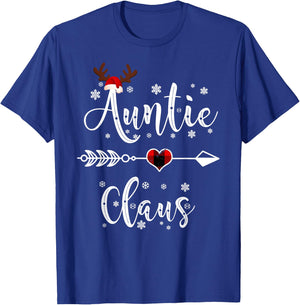 Christmas Auntie Claus T-Shirt - T-Shirt | Royal