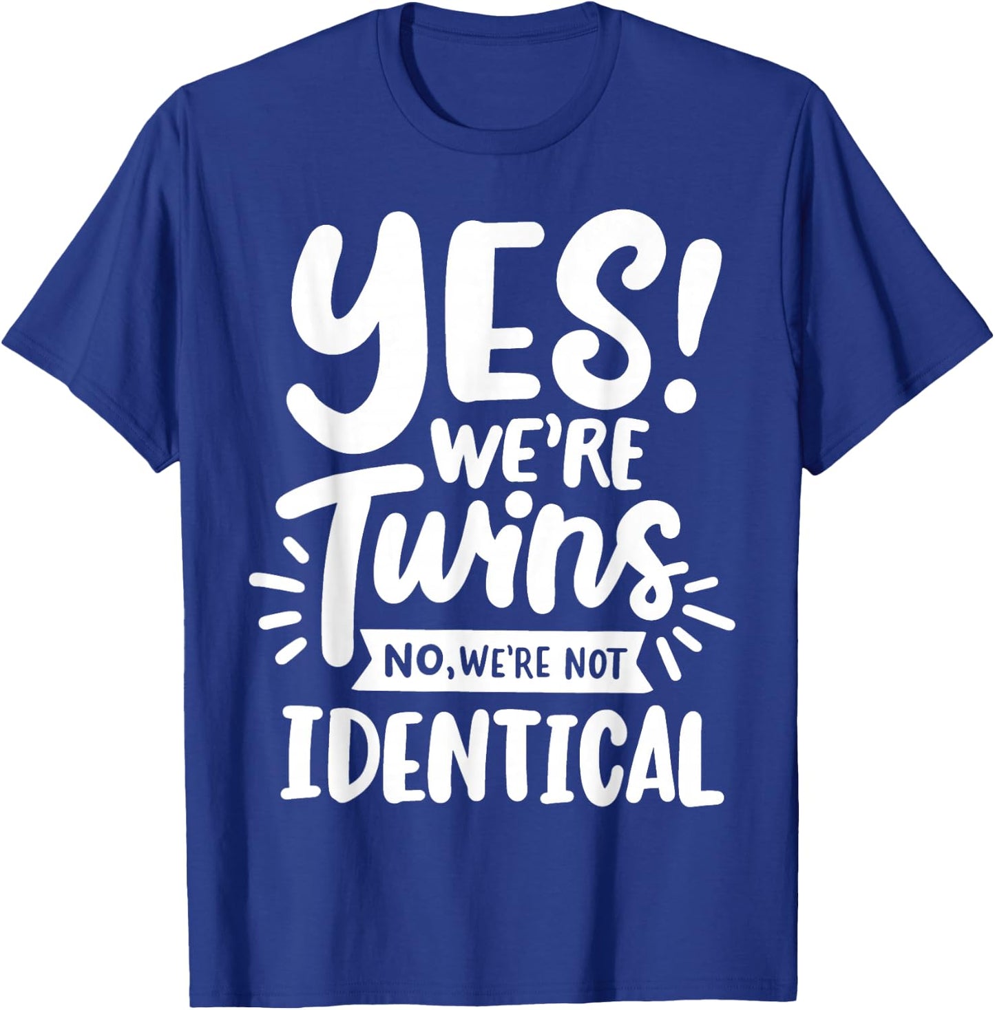 Twins Twin Brother Sister T-Shirt - T-Shirt | Royal