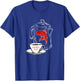 Twin Peaks Coffee Cup And Fish Outlines T-Shirt - T-Shirt | Royal