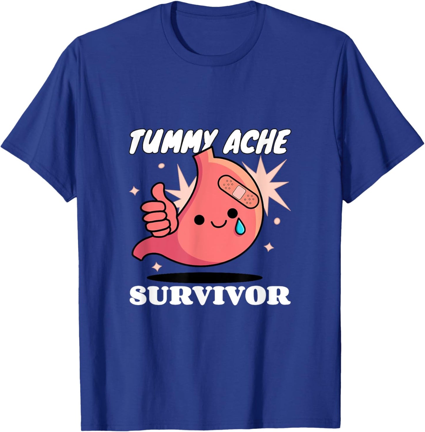Tummy Ache Survivor T-Shirt - T-Shirt | Royal