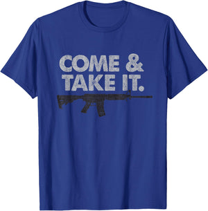 Come and Take It AR-15 T-Shirt - T-Shirt | Royal