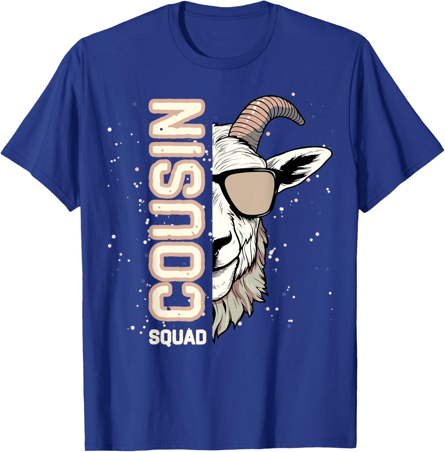 Goat Squad Cousin Crew for kids Boys Girls Chinese Zodiac T-Shirt - T-Shirt | Royal
