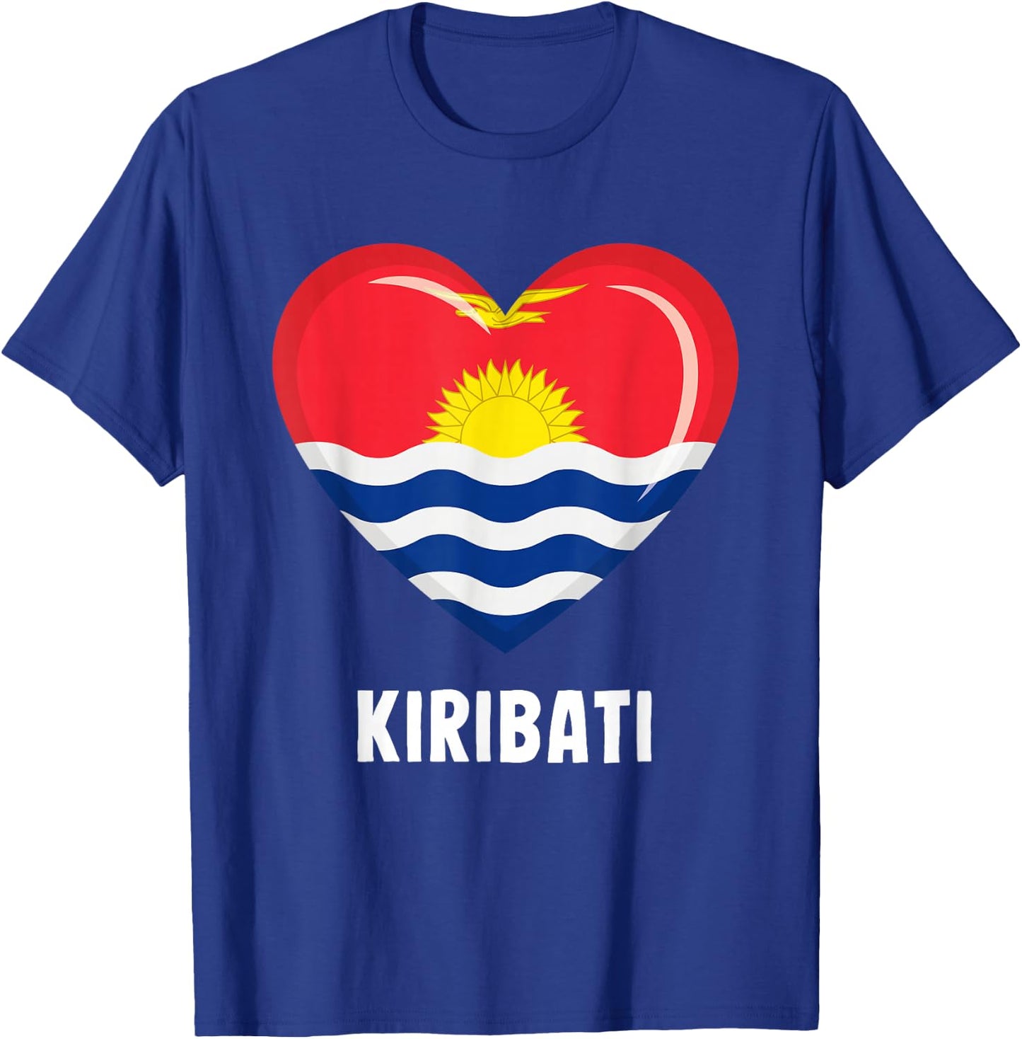 Kiribati Flag | I-Kiribati T-Shirt - T-Shirt | Royal