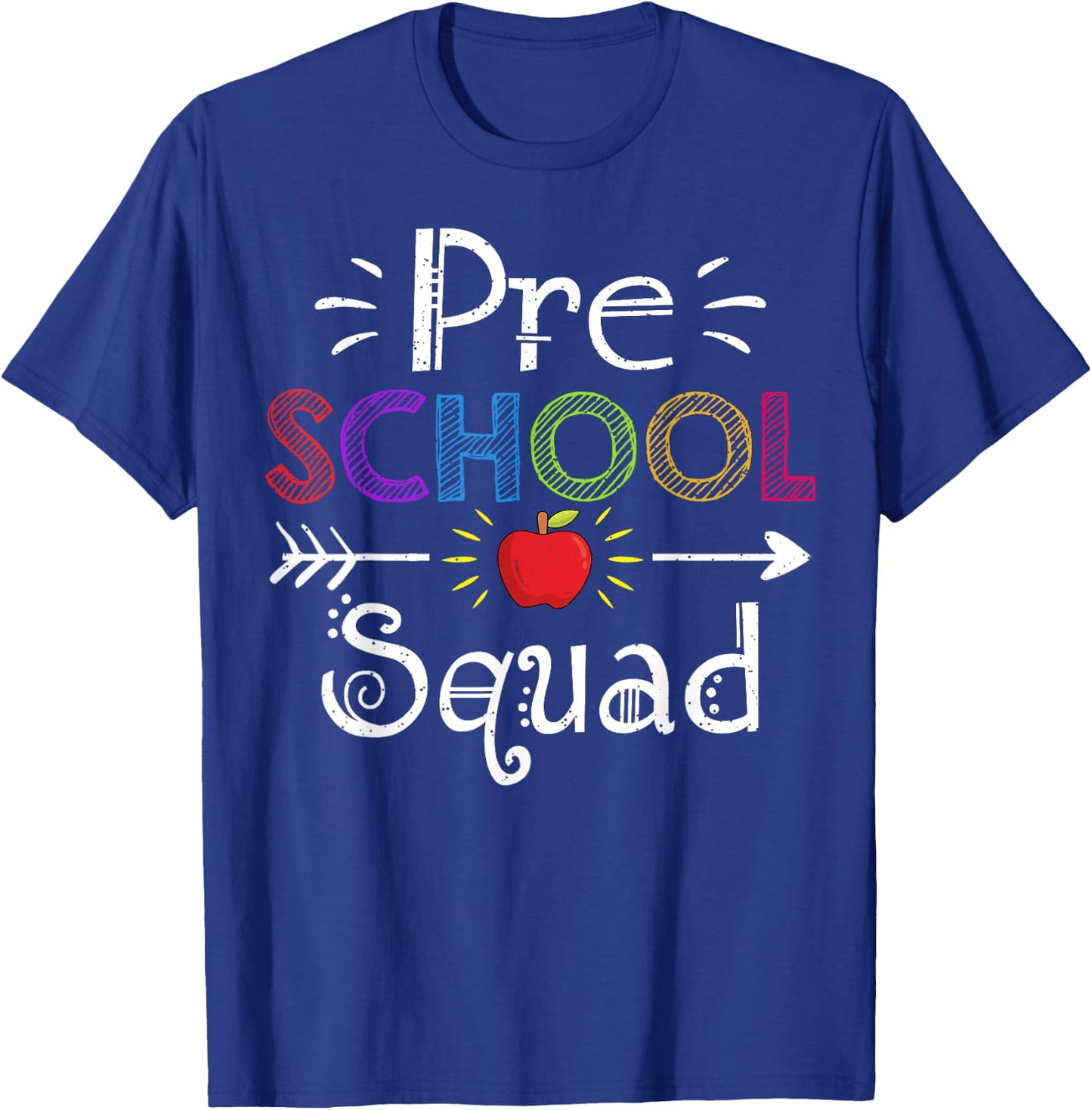 Preschool Squad Gift Preschool Teacher Student Men Women Girls Kids T-Shirt - T-Shirt | Royal