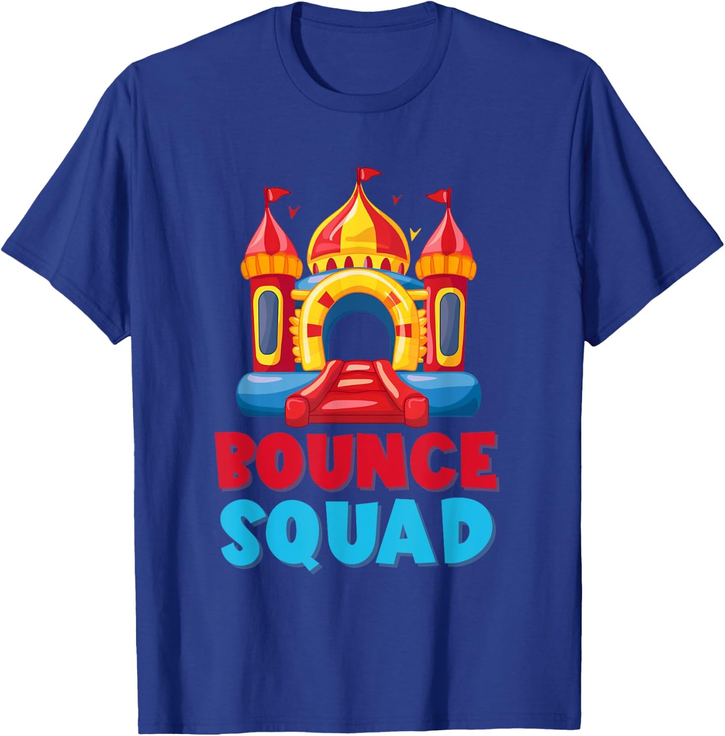 Bounce House Birthday Party Funny Bouncing Castle T-Shirt - T-Shirt | Royal