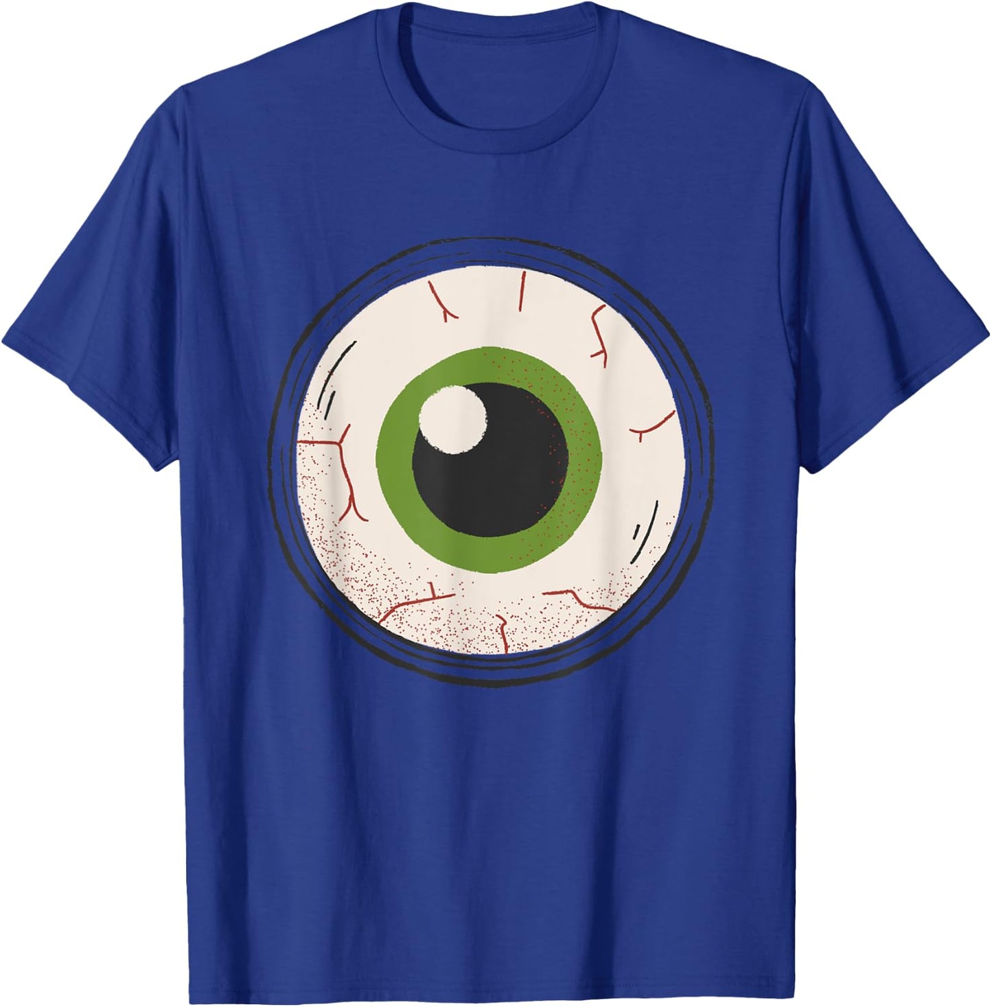 Monster Eyeball Funny Halloween T-Shirt - T-Shirt | Royal
