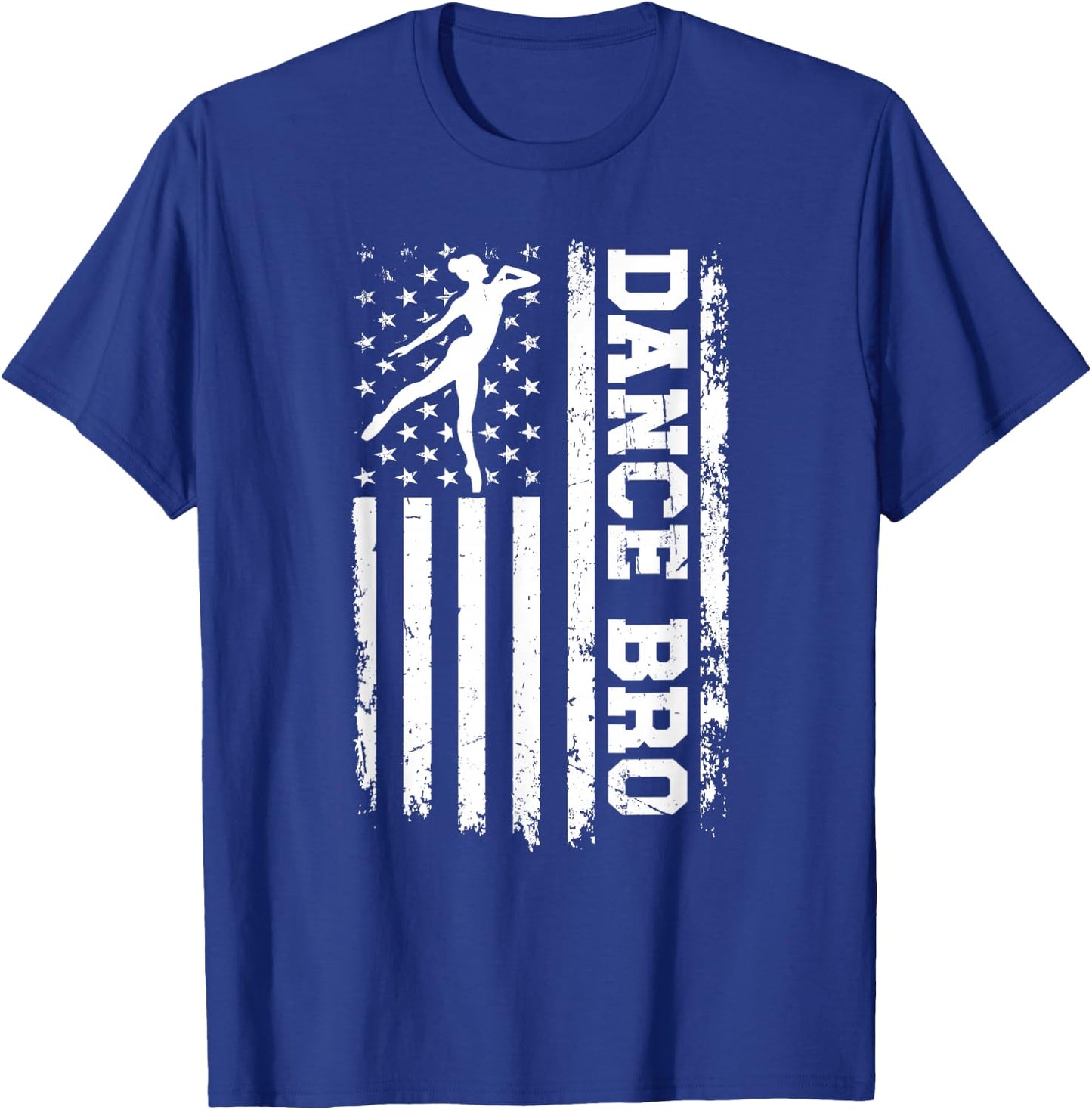 Dance Bro US Flag Dance Brother Of A Dancer Brother T-Shirt - T-Shirt | Royal