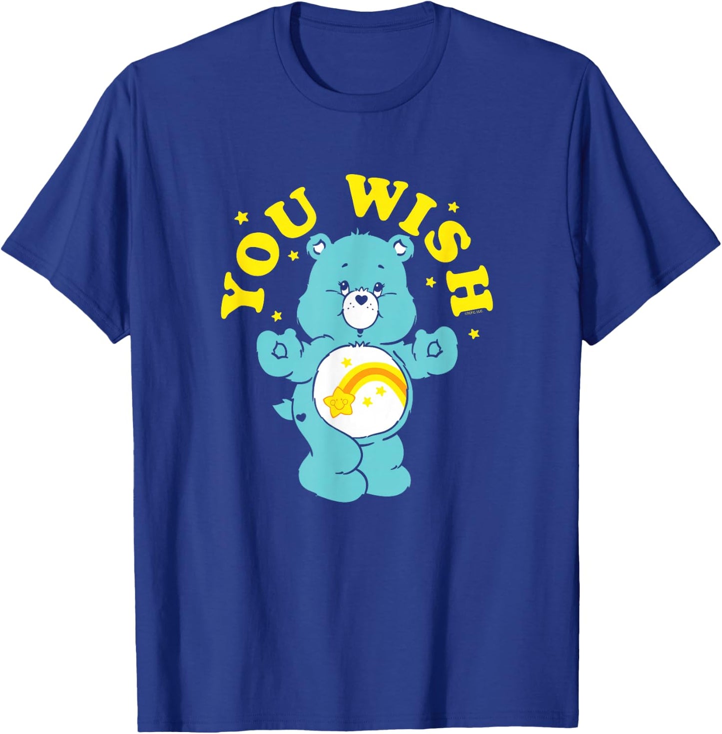 Care Bears You Wish Retro Wish Bear Cute Cartoon T-Shirt - T-Shirt | Royal