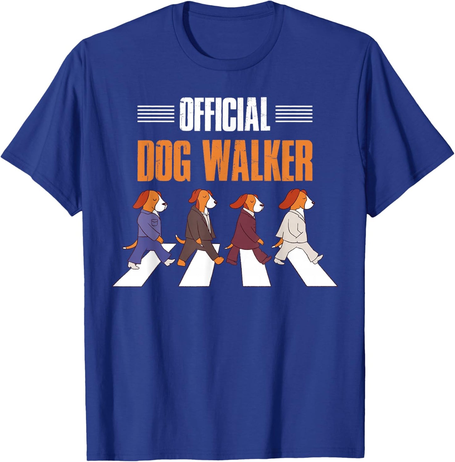 Official Dog Walker T-Shirt - T-Shirt | Royal