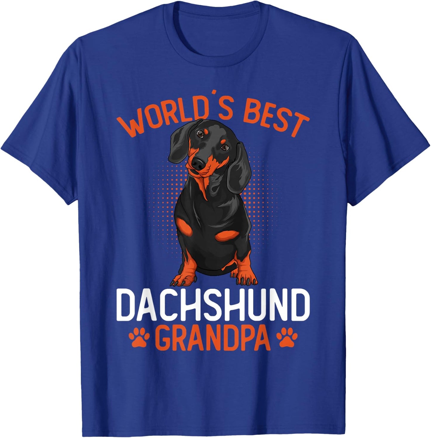 Dachshund Grandpa Funny Weenie Dog Lover Weiner Dog T-Shirt - T-Shirt | Royal