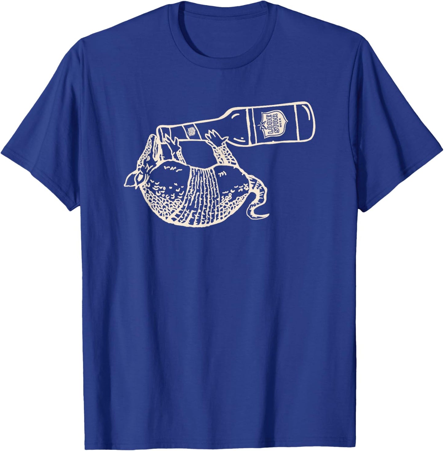Lone Star Style - Pale Texas Armadillo T-Shirt - T-Shirt | Royal