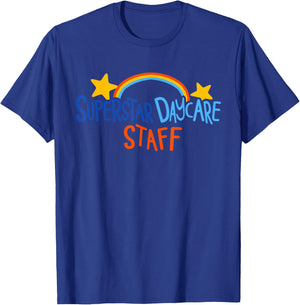 Superstar Daycare Staff design T-Shirt - T-Shirt | Royal