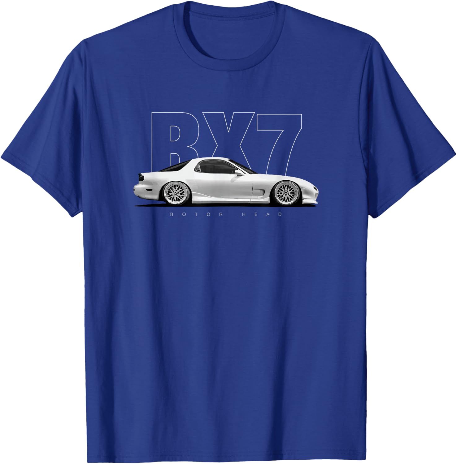 RX7 FD 13B Turbo Rotary Car T-Shirt - T-Shirt | Royal