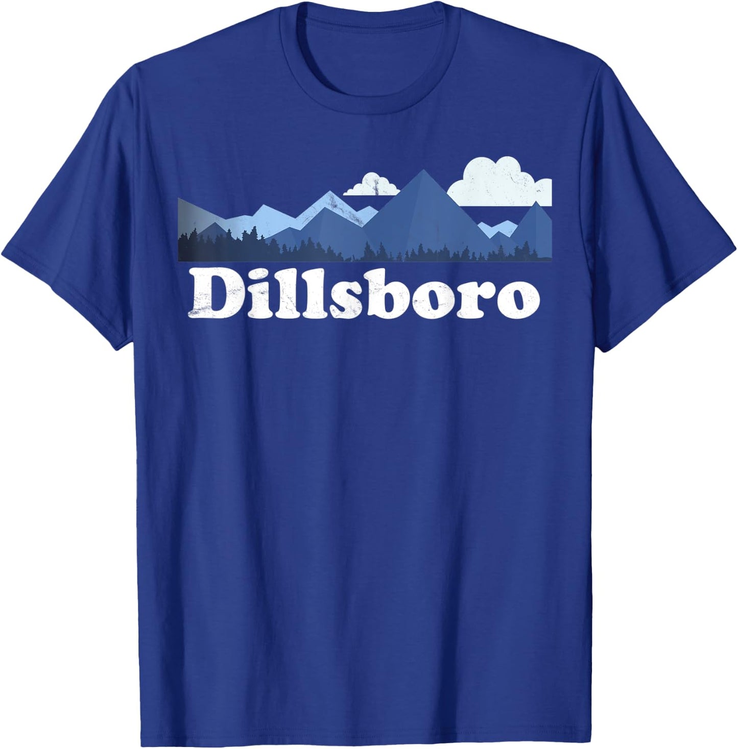 Dillsboro North Carolina Blue Ridge Mountains NC T-Shirt - T-Shirt | Royal