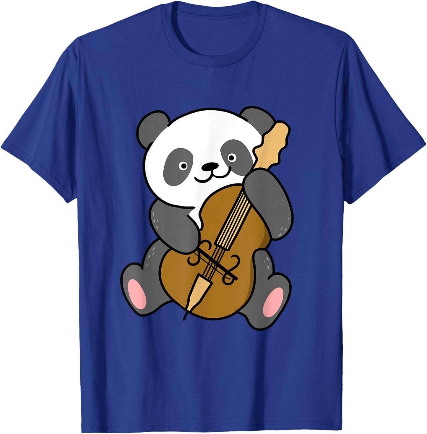 Panda Playing Cello T-Shirt - T-Shirt | Royal