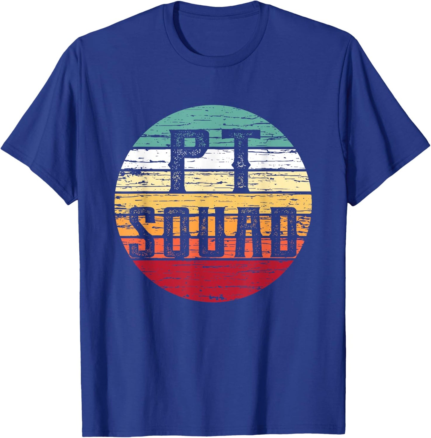 Retro Physical Therapy PT Squad Therapist Gift T-Shirt - T-Shirt | Royal