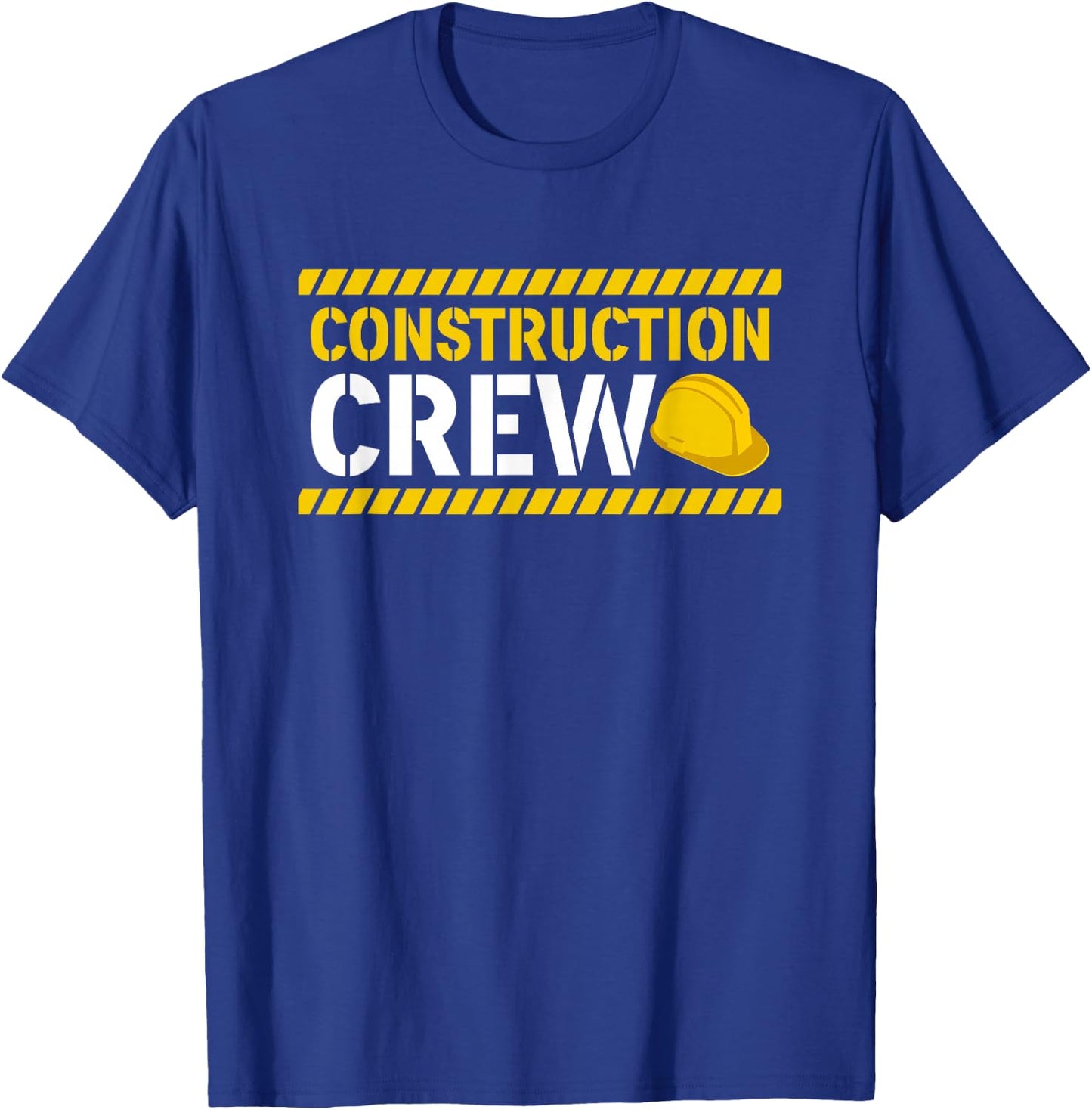 Construction Crew & Highway Worker T-Shirt - T-Shirt | Royal