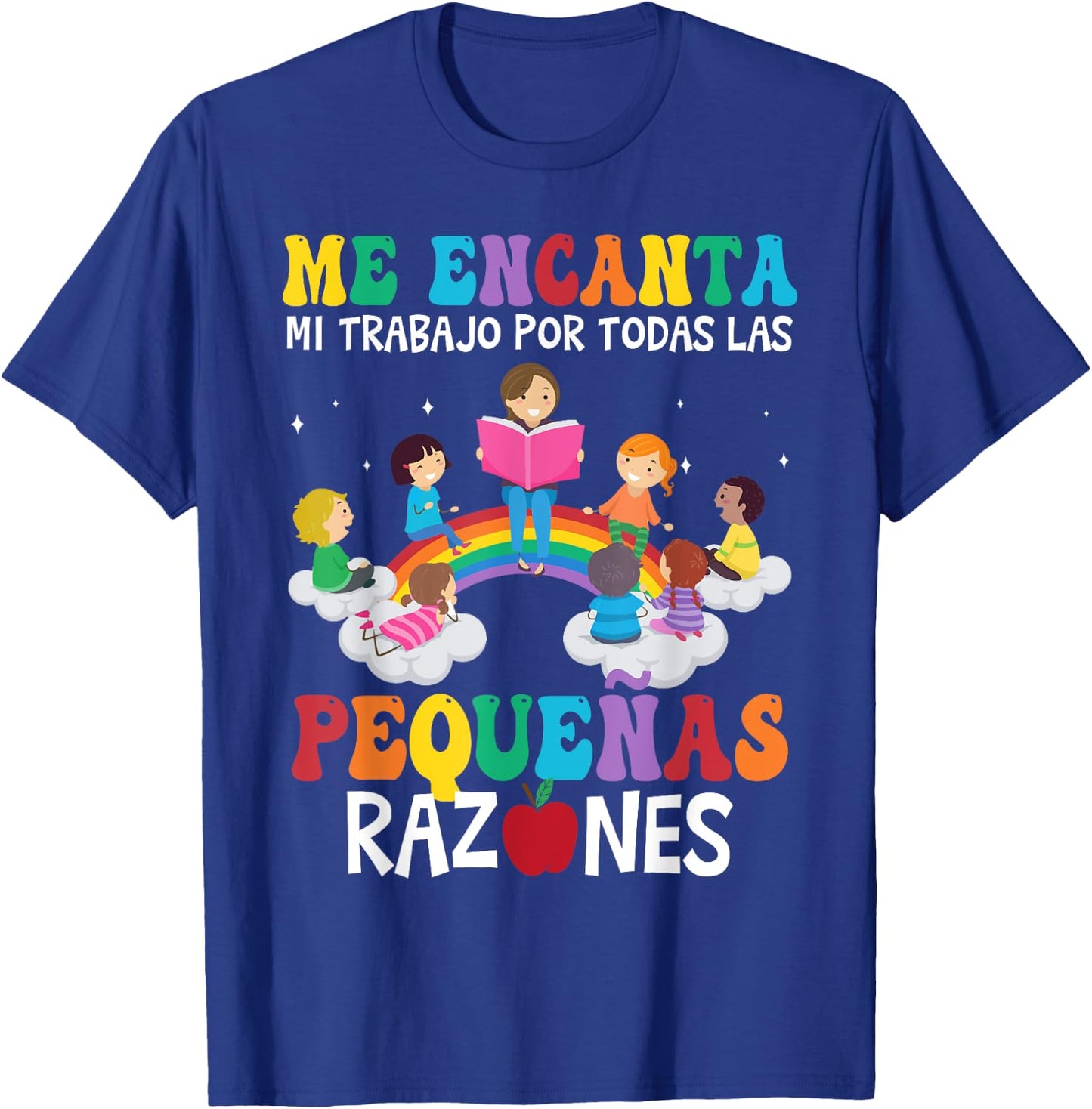 Spanish Teacher Bilingual Teacher Maestra Maestras T-Shirt - T-Shirt | Royal