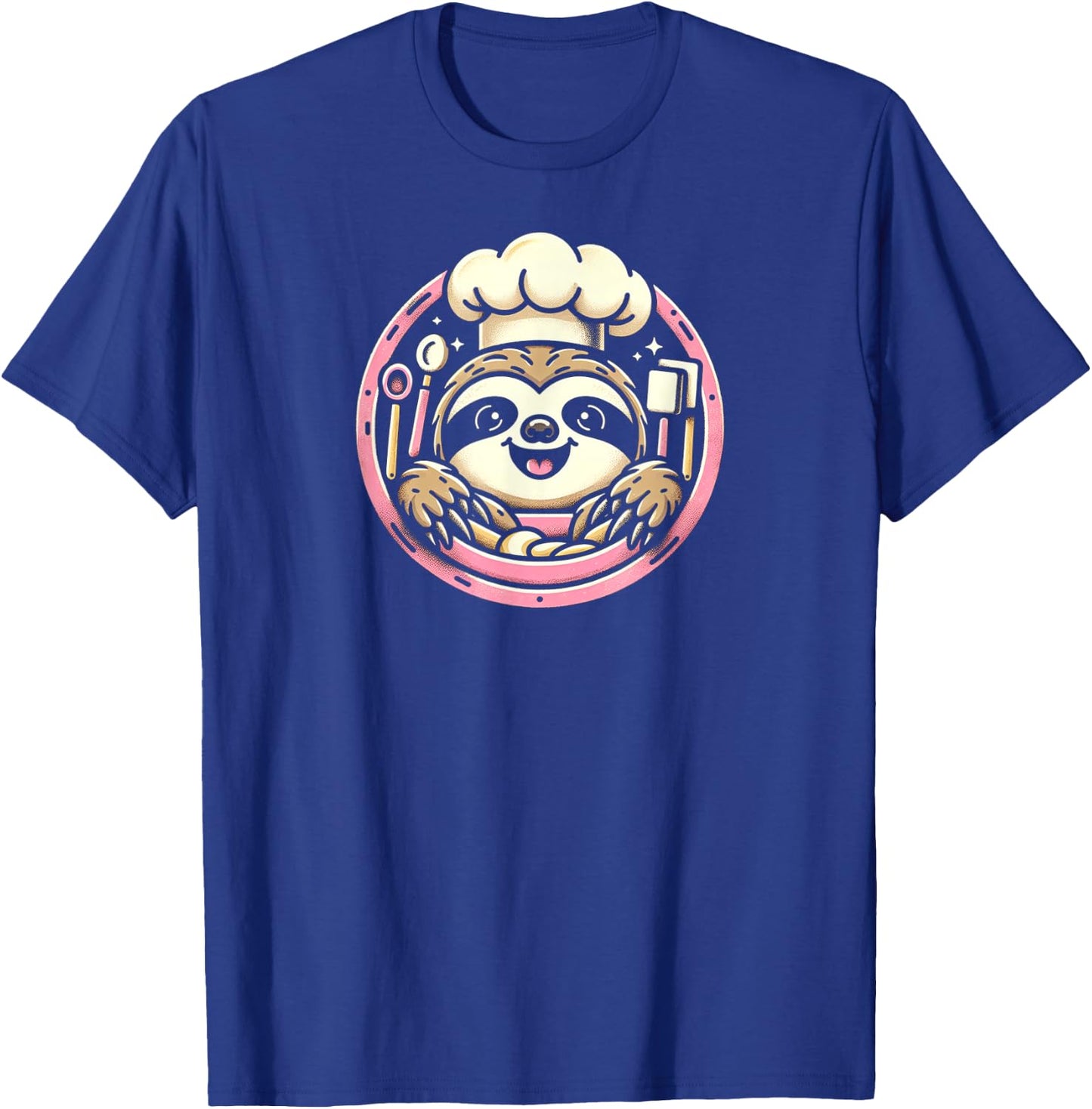Baker Sloth T-Shirt - T-Shirt | Royal