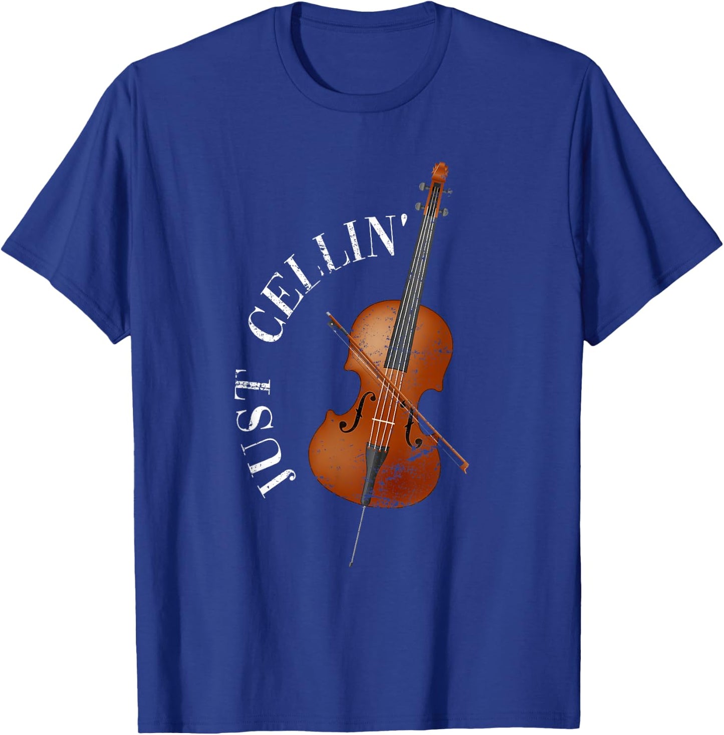 Musical Instrument Cellist Gift Cello T-Shirt - T-Shirt | Royal
