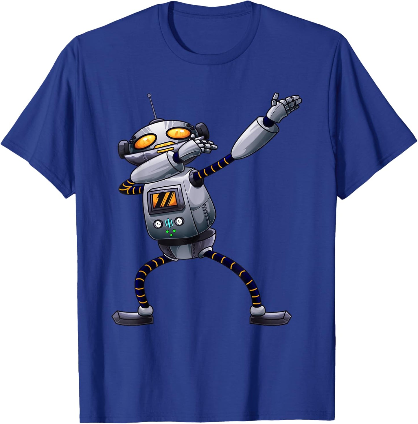 Cool Love Dancing Dabber Mechanisms Men Designs Funny Dabbing Robot | Cute Dab Dance Move Trend Machine Gift T-Shirt - T-Shirt | Royal