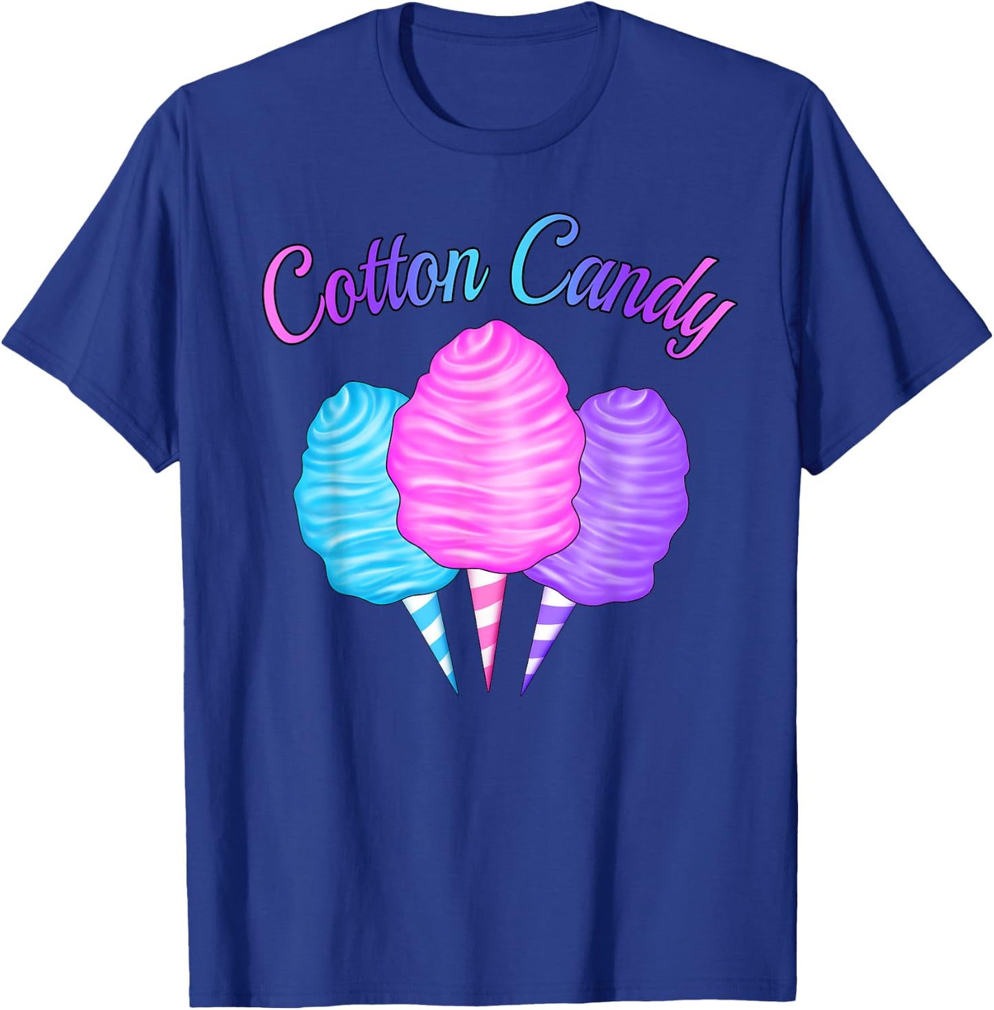 Cute Candy Cone Pink Blue Purple Candy Tester Queen Girl T-Shirt - T-Shirt | Royal