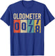 Funny 78 Years Old Oldometer Vintage 78th Birthday Odometer T-Shirt - T-Shirt | Royal