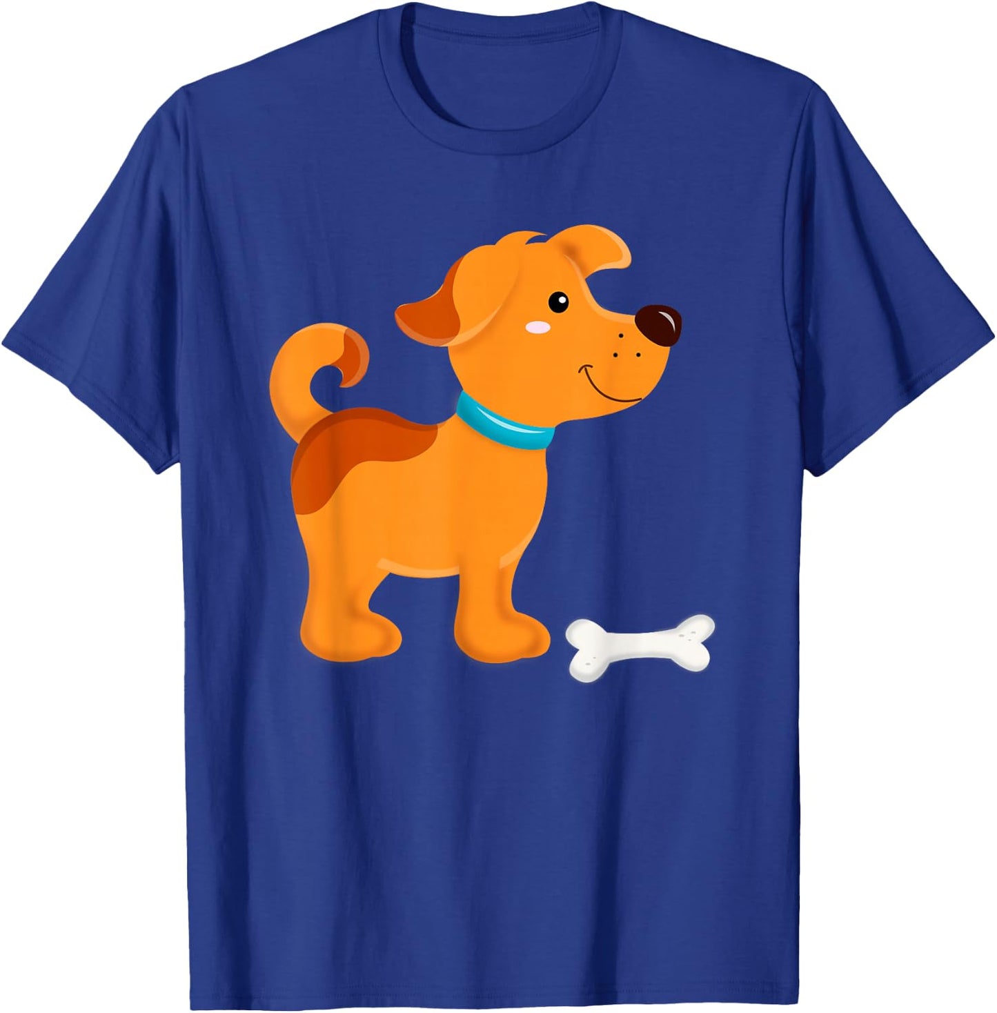 Puppy Boys Girls Dog Baby Children T-Shirt - T-Shirt | Royal