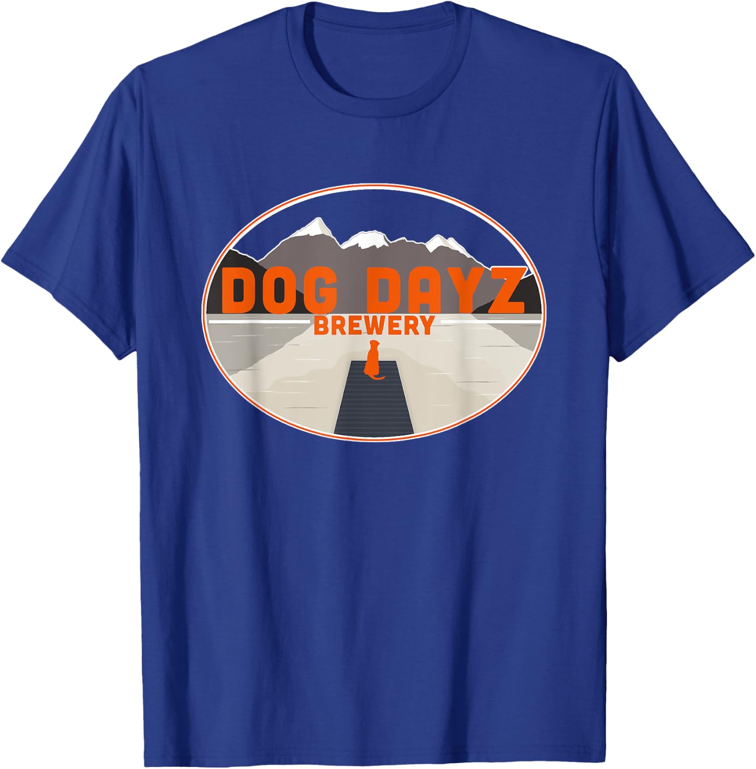 Logo Dog Dayz Brewery T-Shirt - T-Shirt | Royal