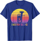 Baritone Retro Vintage I Destroy Silence Funny Euphonium T-Shirt - T-Shirt | Royal