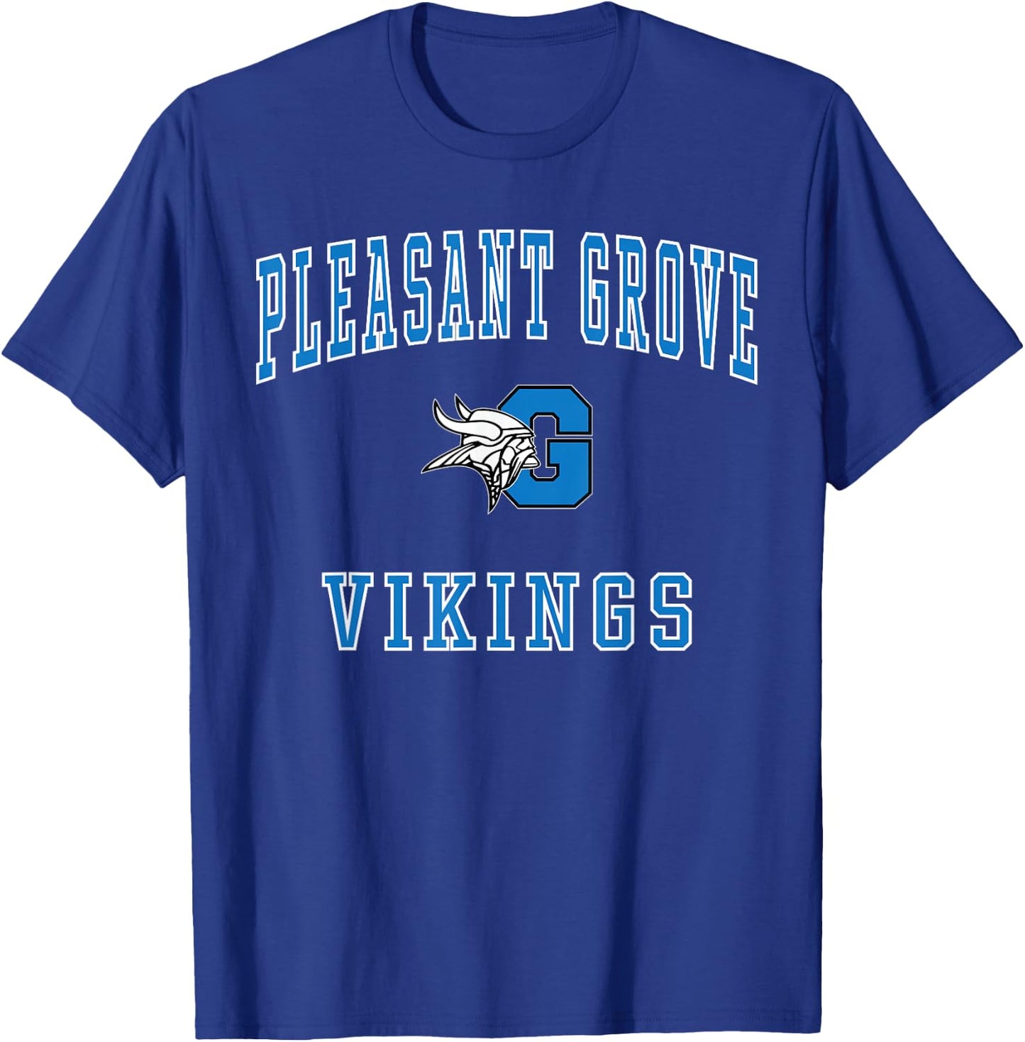 Pleasant Grove High School Vikings T-Shirt - T-Shirt | Royal