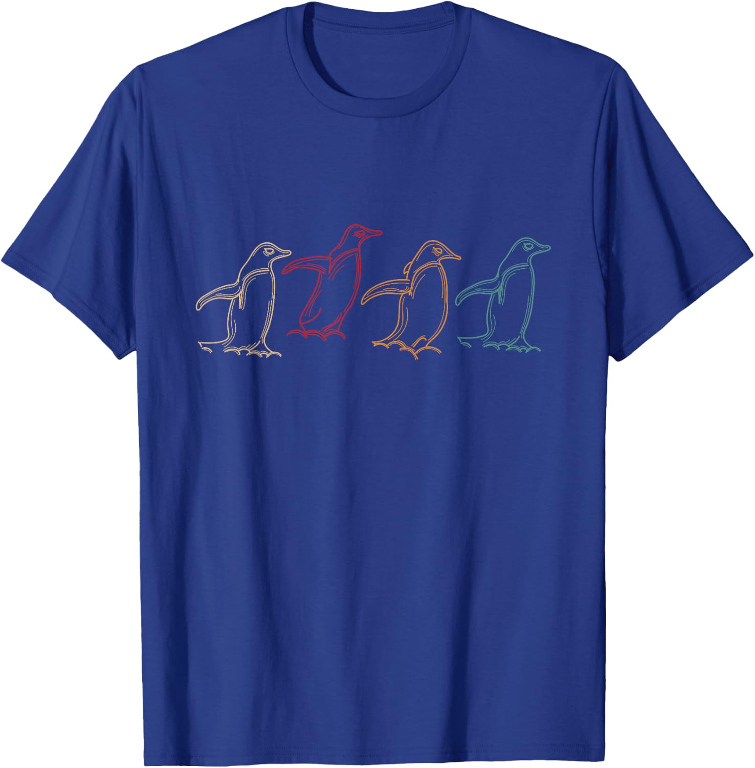 Antartica Animal Penguin T-Shirt - T-Shirt | Royal