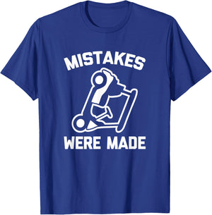Golf Shirt: Mistakes Were Made (Golf Cart) Funny Golfing T-Shirt - T-Shirt | Royal