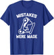 Golf Shirt: Mistakes Were Made (Golf Cart) Funny Golfing T-Shirt - T-Shirt | Royal