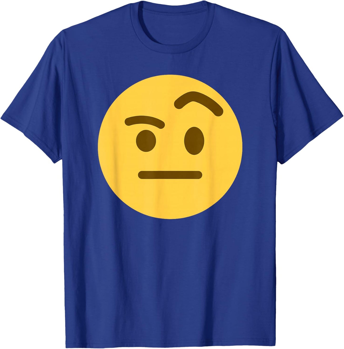 Face with Raised Eyebrow T-Shirt - T-Shirt | Royal