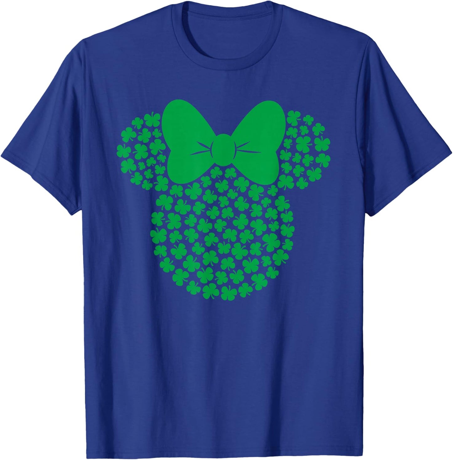 Disney Minnie Mouse Green 4-Leaf Clovers St. Patrick's Day T-Shirt - T-Shirt | Royal