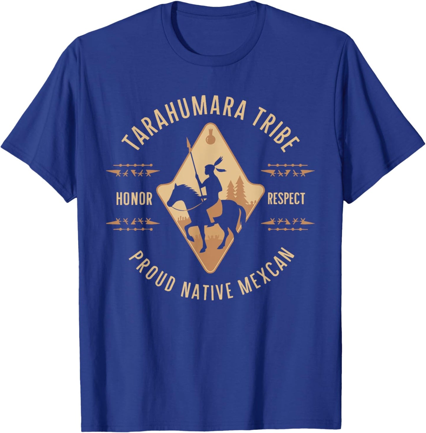 Indigenous People Mexico Native American Tarahumara Tribe T-Shirt - T-Shirt | Royal