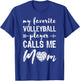 Volleyball Mom Volleyball-Player Volleyball Ball Gift T-Shirt - T-Shirt | Royal
