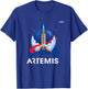 NASA Artemis Mission SLS T-Shirt - T-Shirt | Royal