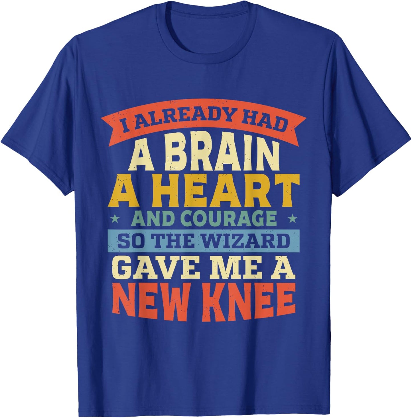 Funny Knee Surgery Recovery Knee Replacement Recovery , Small, Black T-Shirt - T-Shirt | Royal