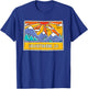 Silverthorne, CO Colorado Mountains Outdoor art retro sunset T-Shirt - T-Shirt | Royal